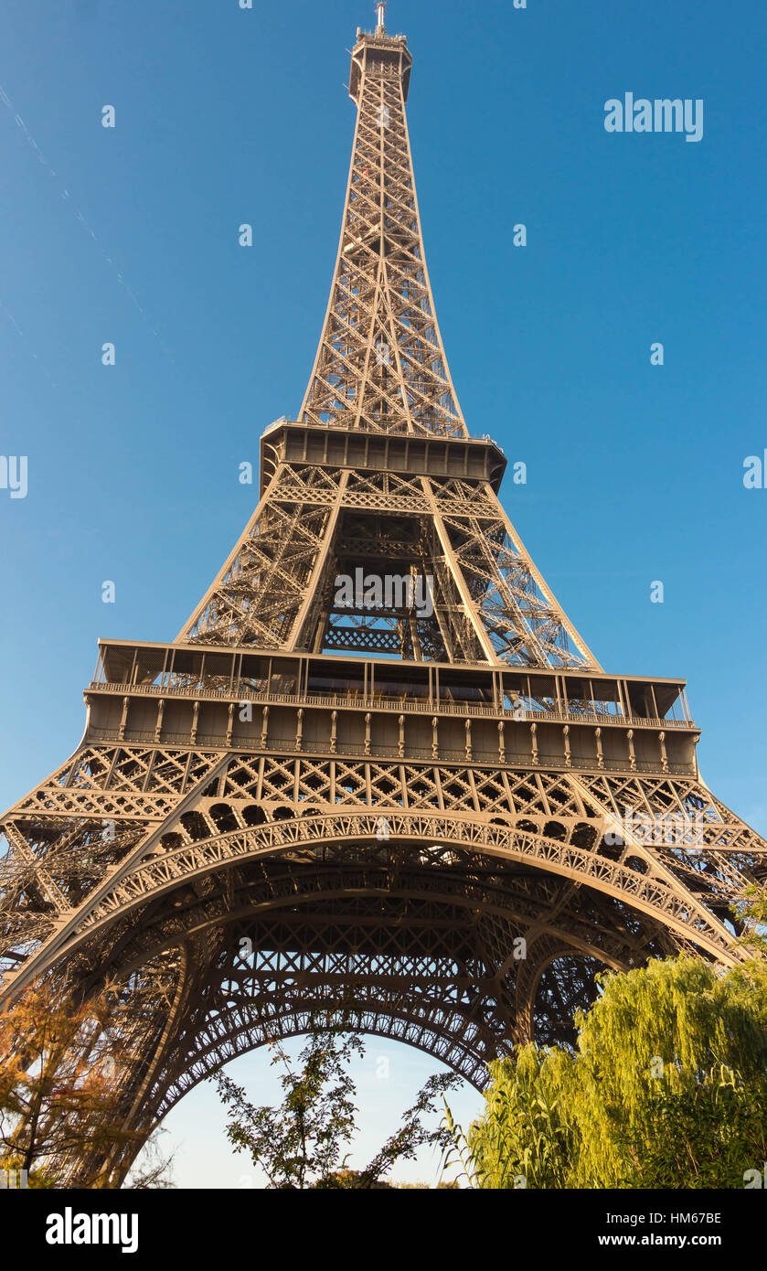 The Eiffel tower is one of the most visited monuments in the world