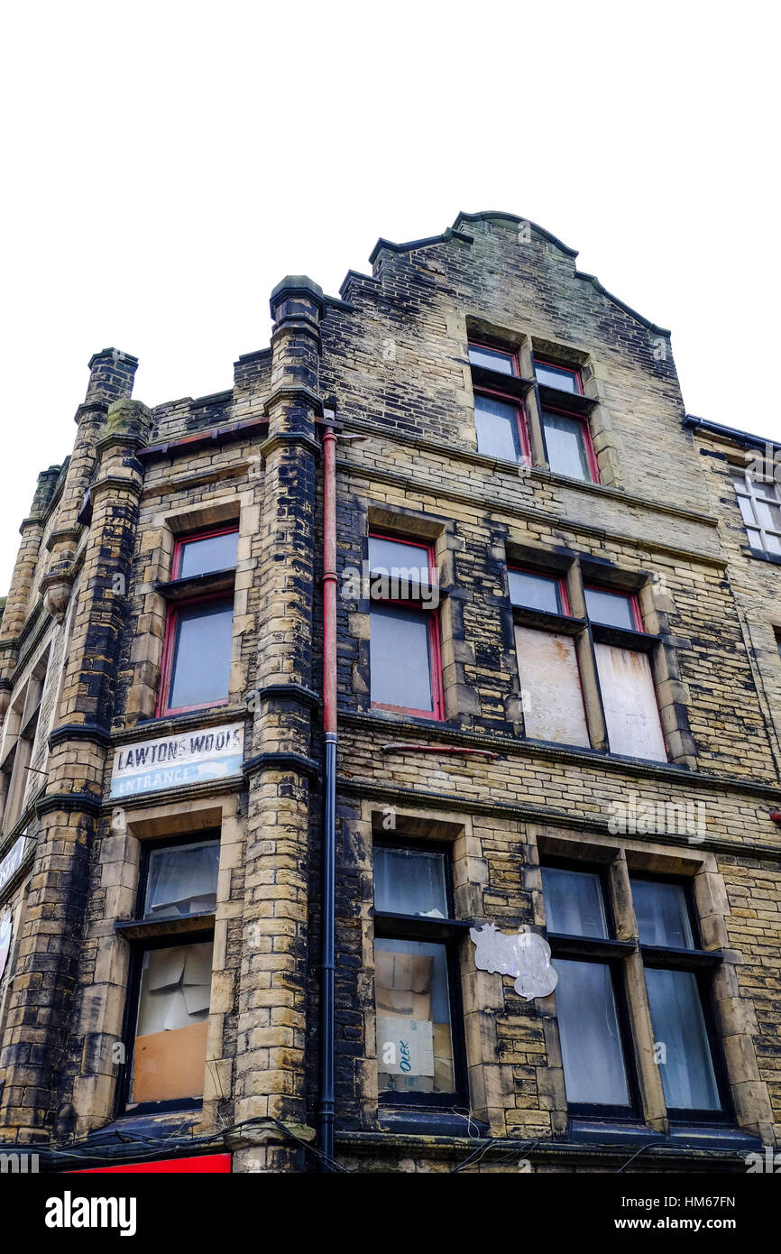 Old derelict buildings in Bradford, West Yorkshire, UK Stock Photo Alamy