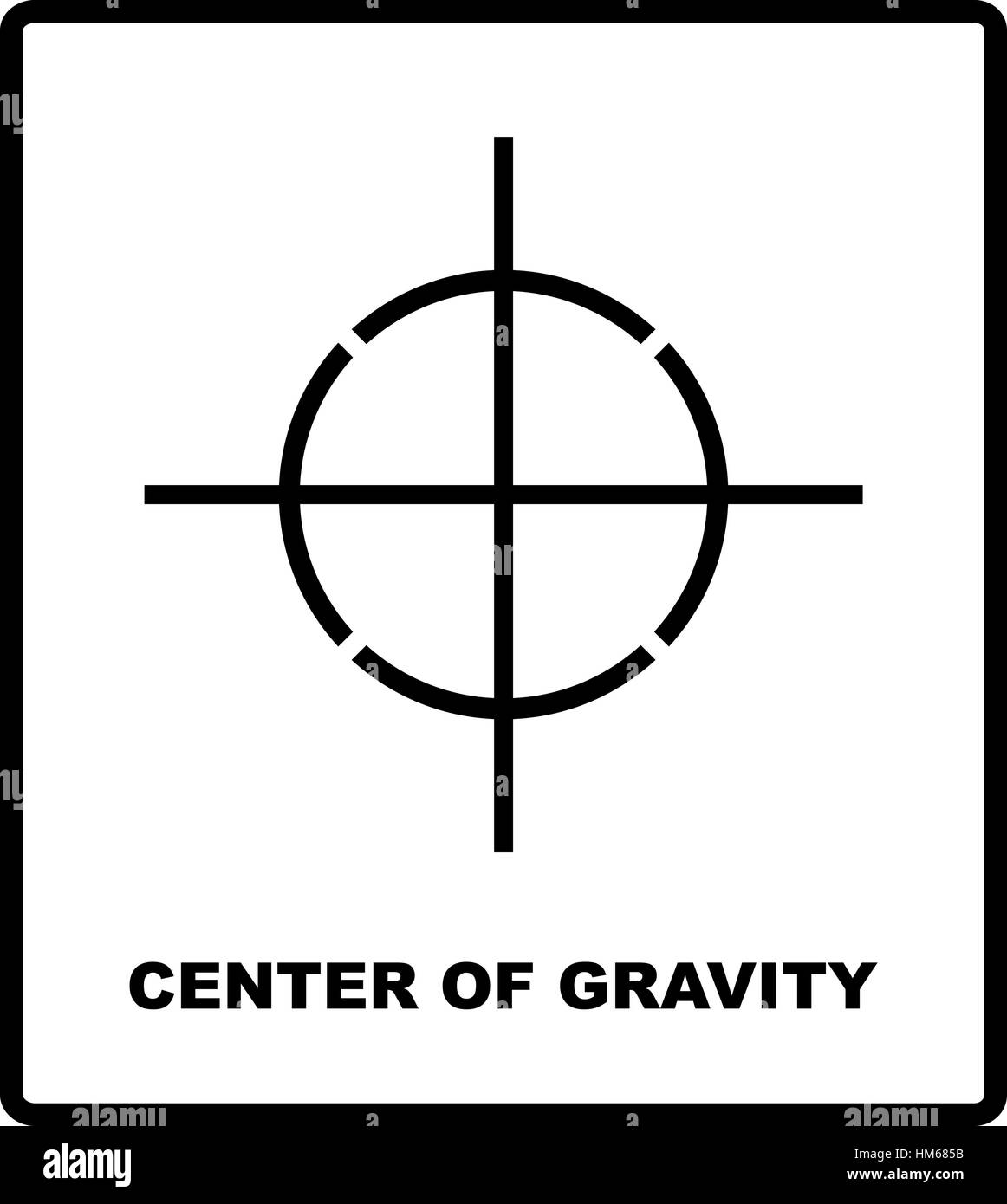 Symbol For Center Of Gravity