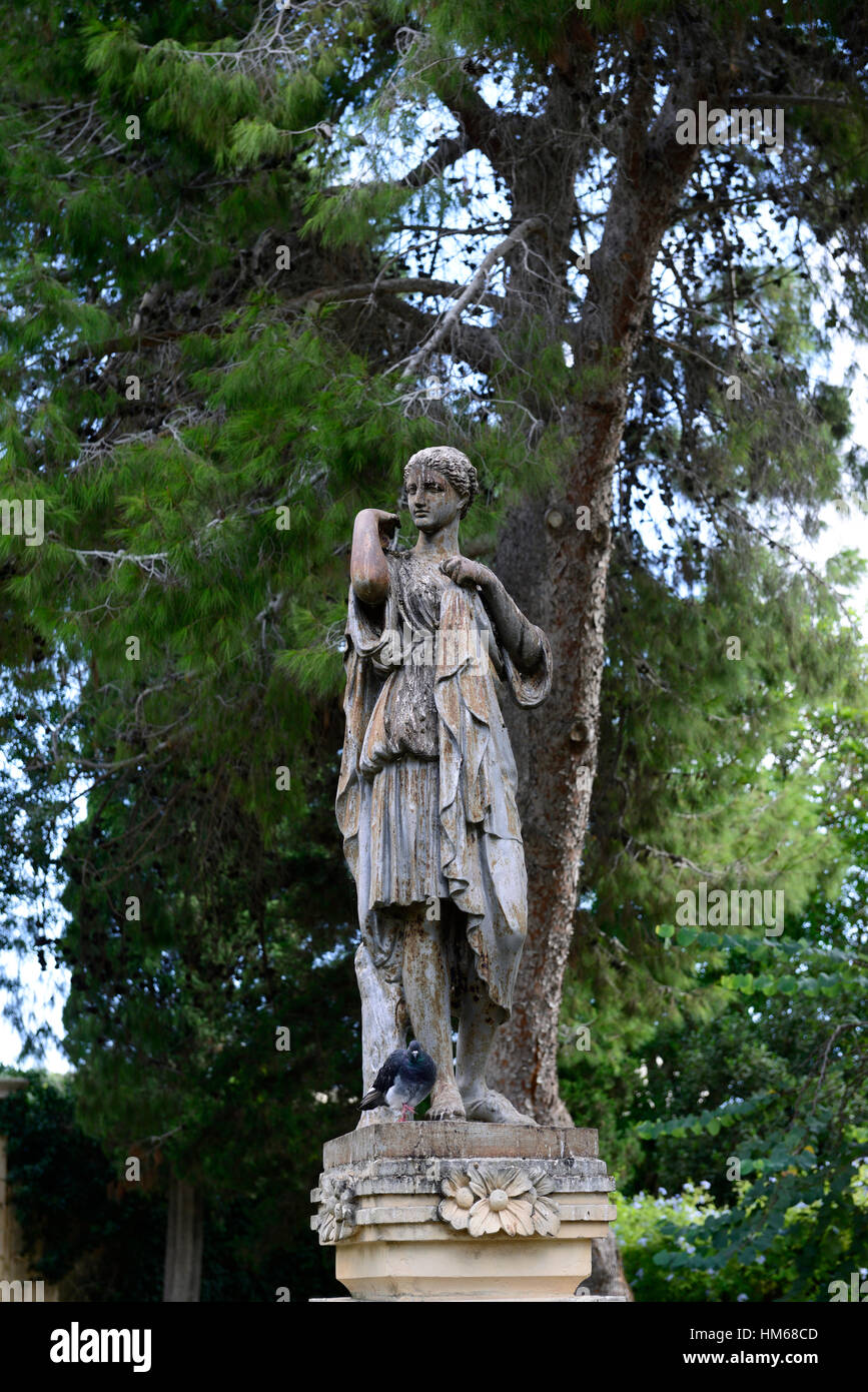 Roman Romanesque statue San Anton Gardens Presidential Palace Attard