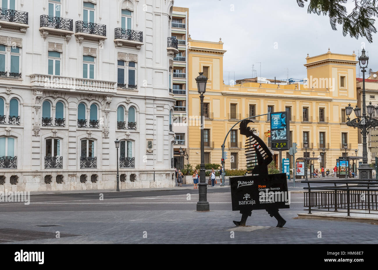 Metal sculpture, Valencia, Spain Stock Photo Alamy