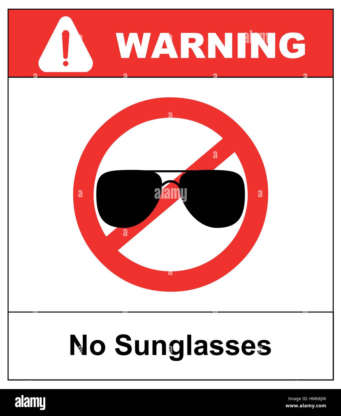 No sunglasses sign. No aviator red prohibition circle icon on white  background. Not allowed symbol. Forbidden entry. Ban. Vector illustration  Stock Vector Image & Art - Alamy