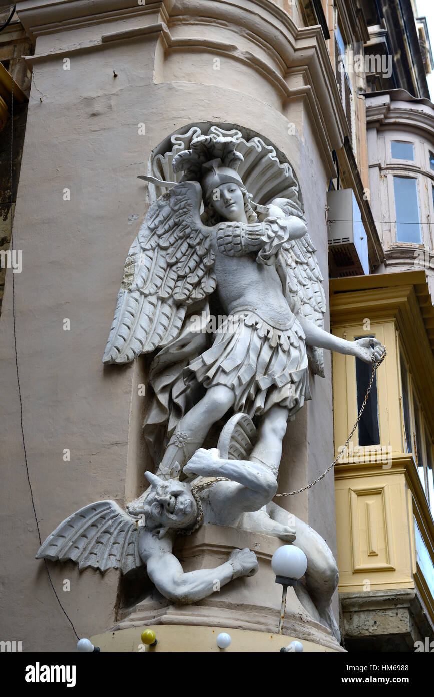 Half Angel Half Demon Statue