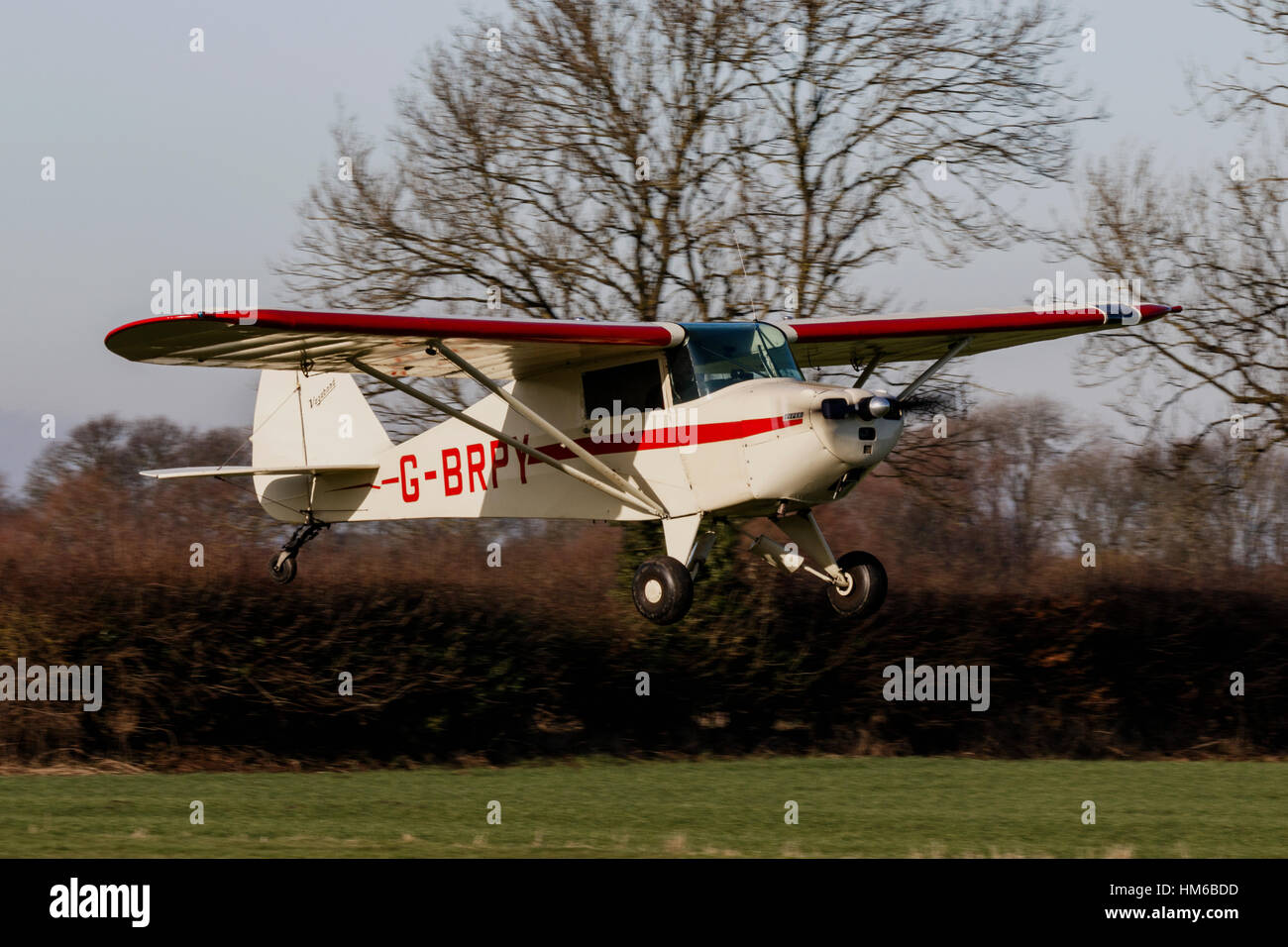 Piper PA-15 Vagabond G-BRPY Stock Photo