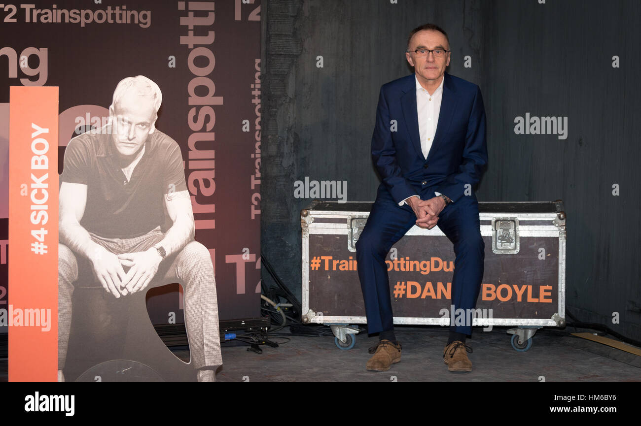Rome, Italy. 31st Jan, 2017. Director Danny Boyle attends the photocall of his latest film 'Trainspotting 2' in Italy. Credit: Andrea Bracaglia/Pacific Press/Alamy Live News Stock Photo