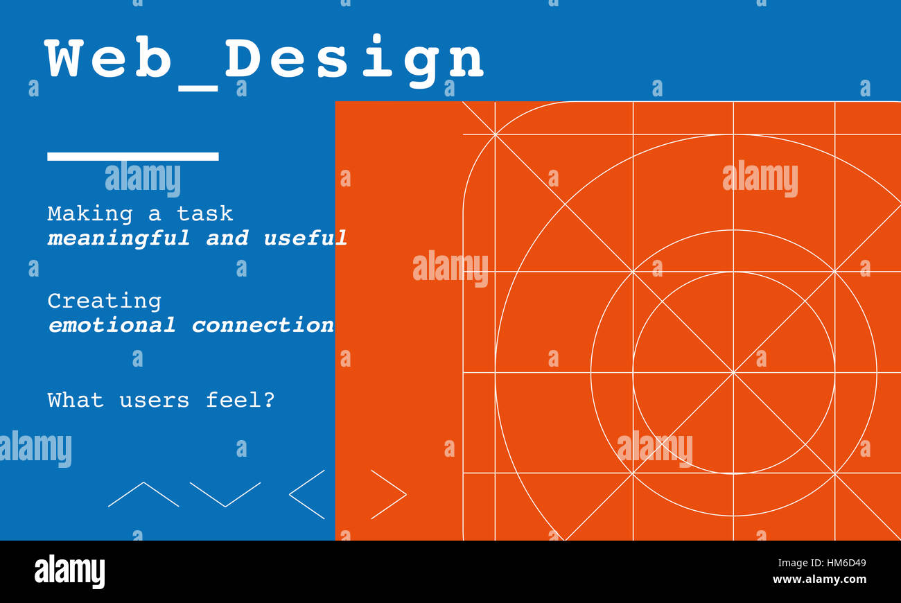Web Design User Interface Concept Stock Photo