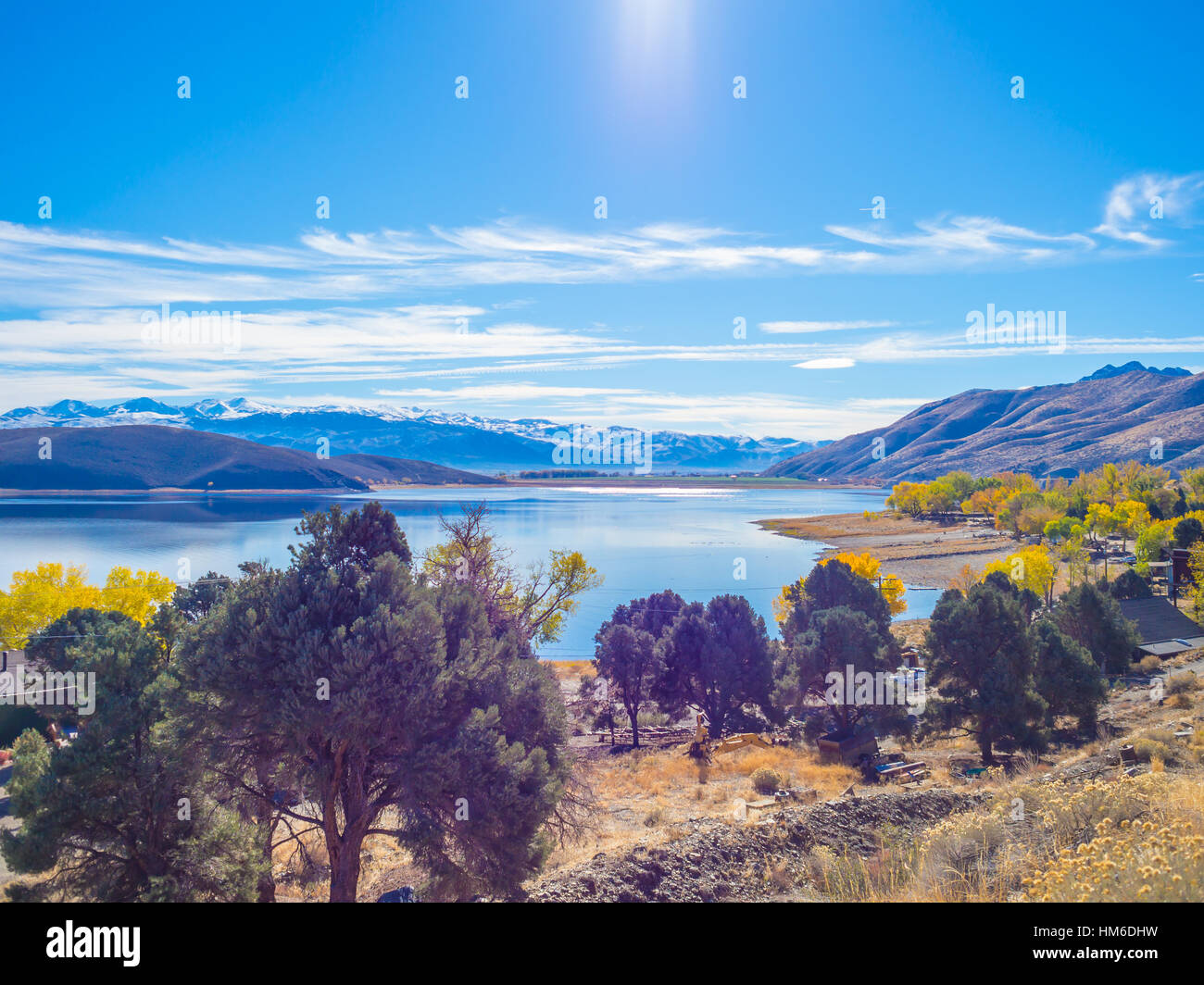 Topaz Lake , Nevada Stock Photo Alamy