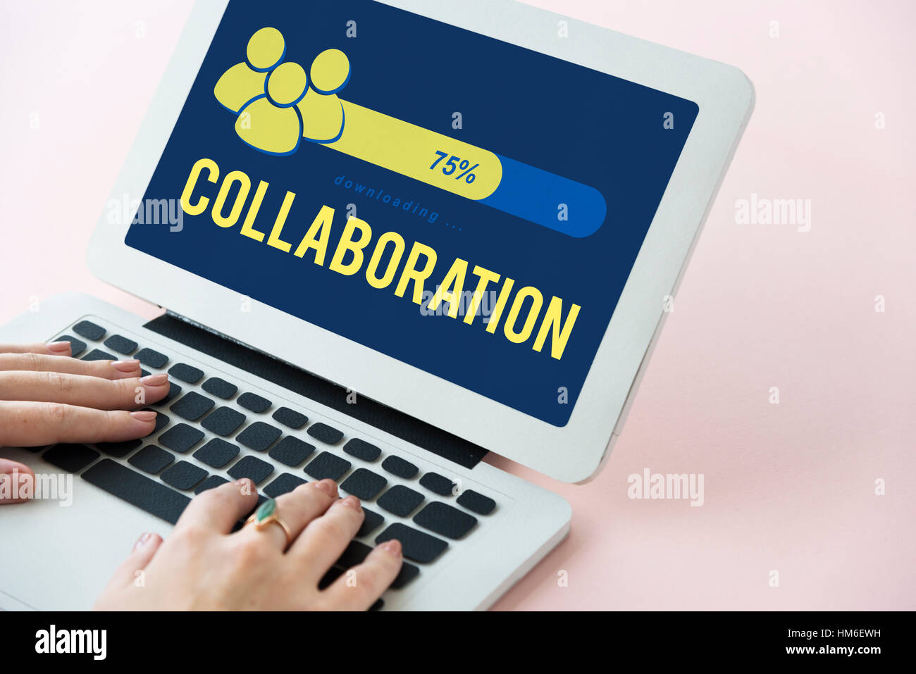 Partnership Team Cooperation Collaboration Concept Stock Photo