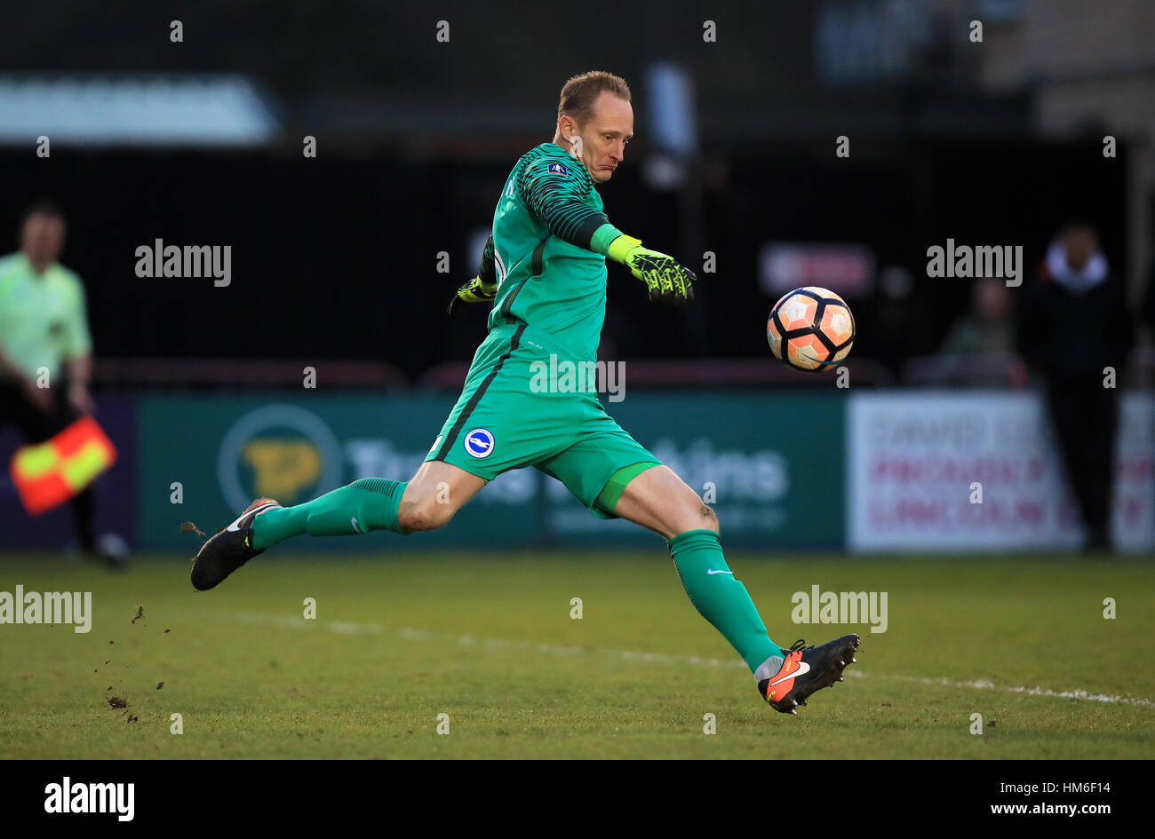 Brighton Hove Albion Goalkeeper Casper Ankergren Stock Photo Alamy