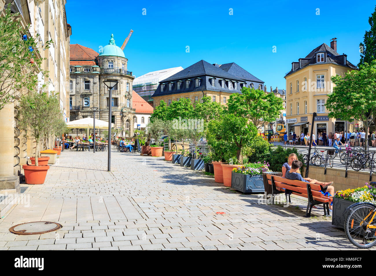 BAYREUTH, GERMANY - CIRCA MAI, 2016: Bavarian Town Bayreuth at Summertime.  Bayreuth, Germany Stock Photo - Alamy