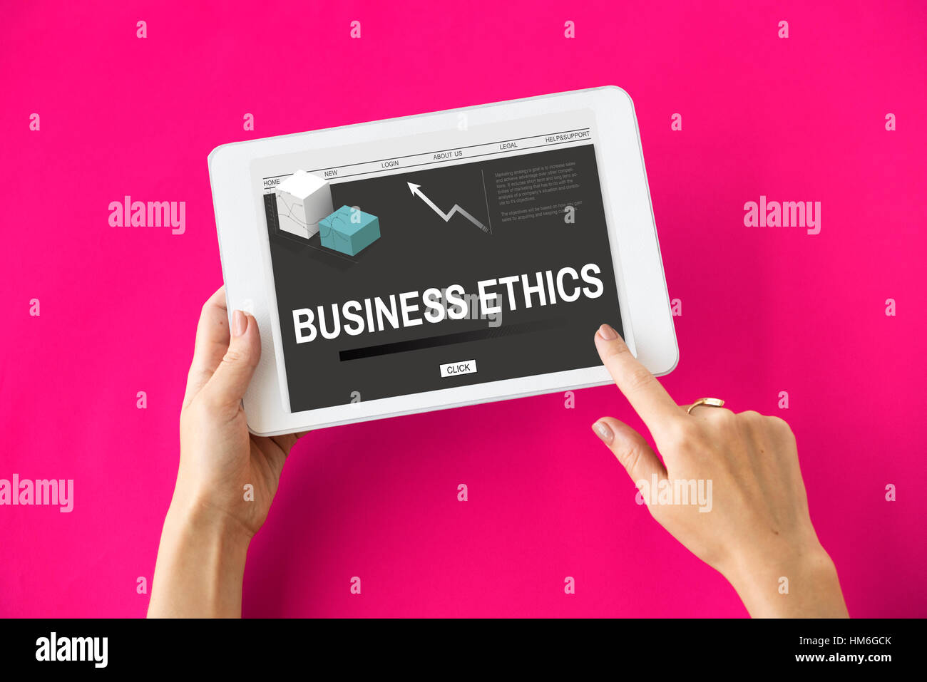 Business Ethics Strategy Development Concept Stock Photo