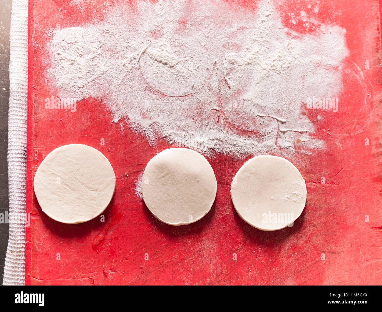 Chef Marina Morelli cooking in her restaurant Hosteria 700, Cremona