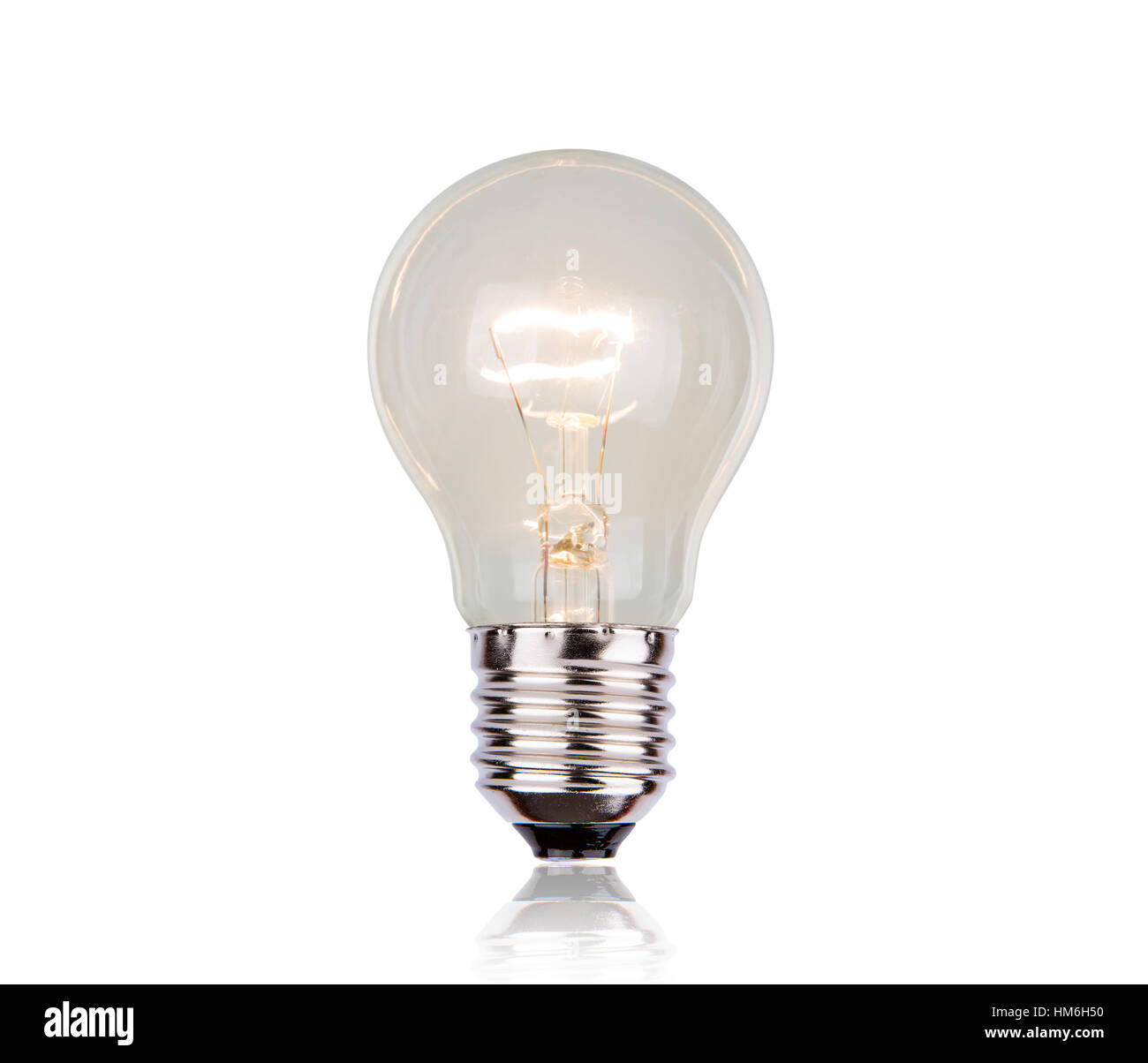 Light Bulb isolated on white background Stock Photo - Alamy