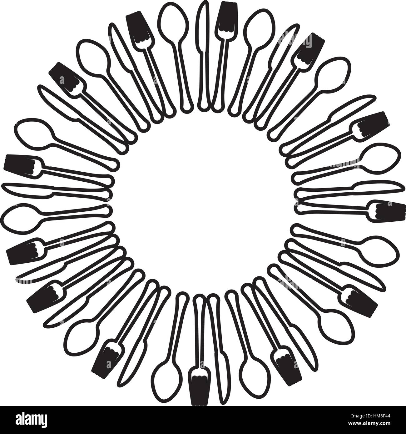 figure kitchen utensils icon image, vector illustration Stock Vector ...