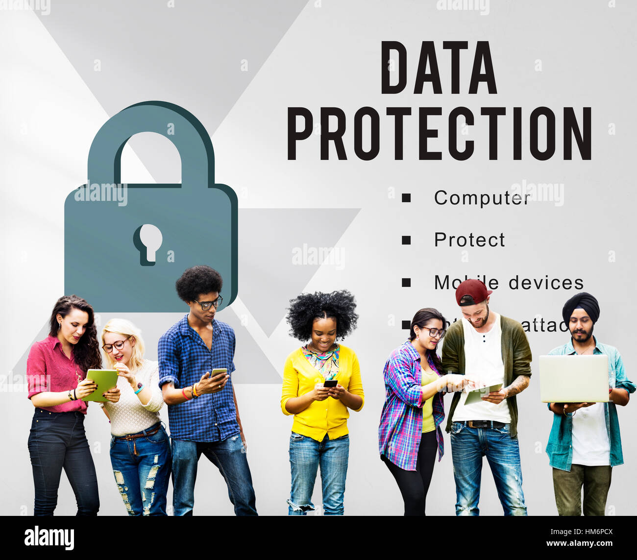 Data Security Privacy Protect Concept Stock Photo
