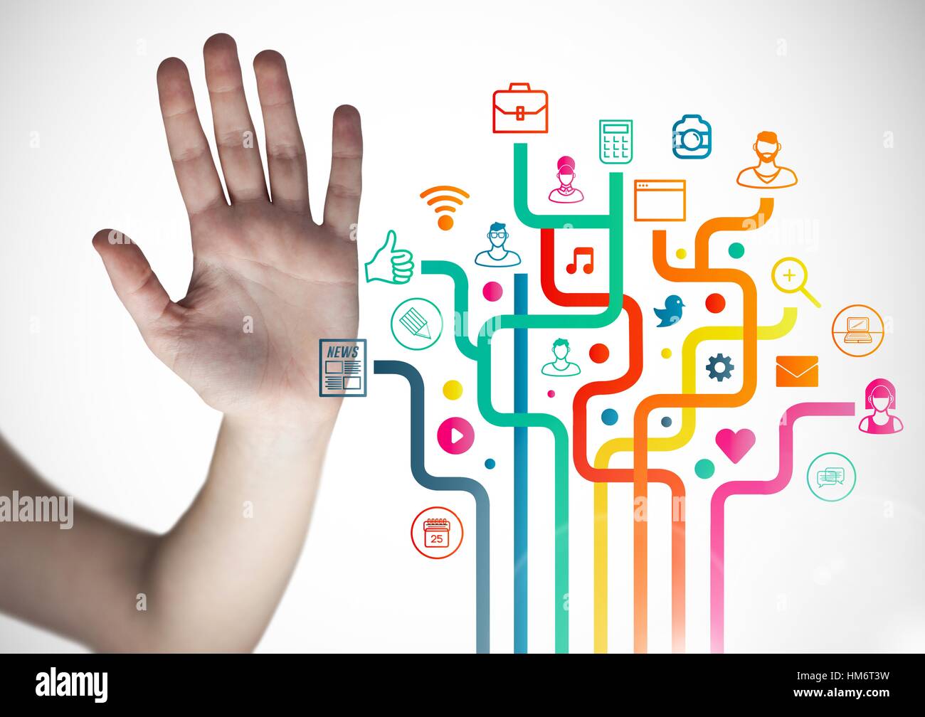 Invisible hand lens hi-res stock photography and images - Alamy
