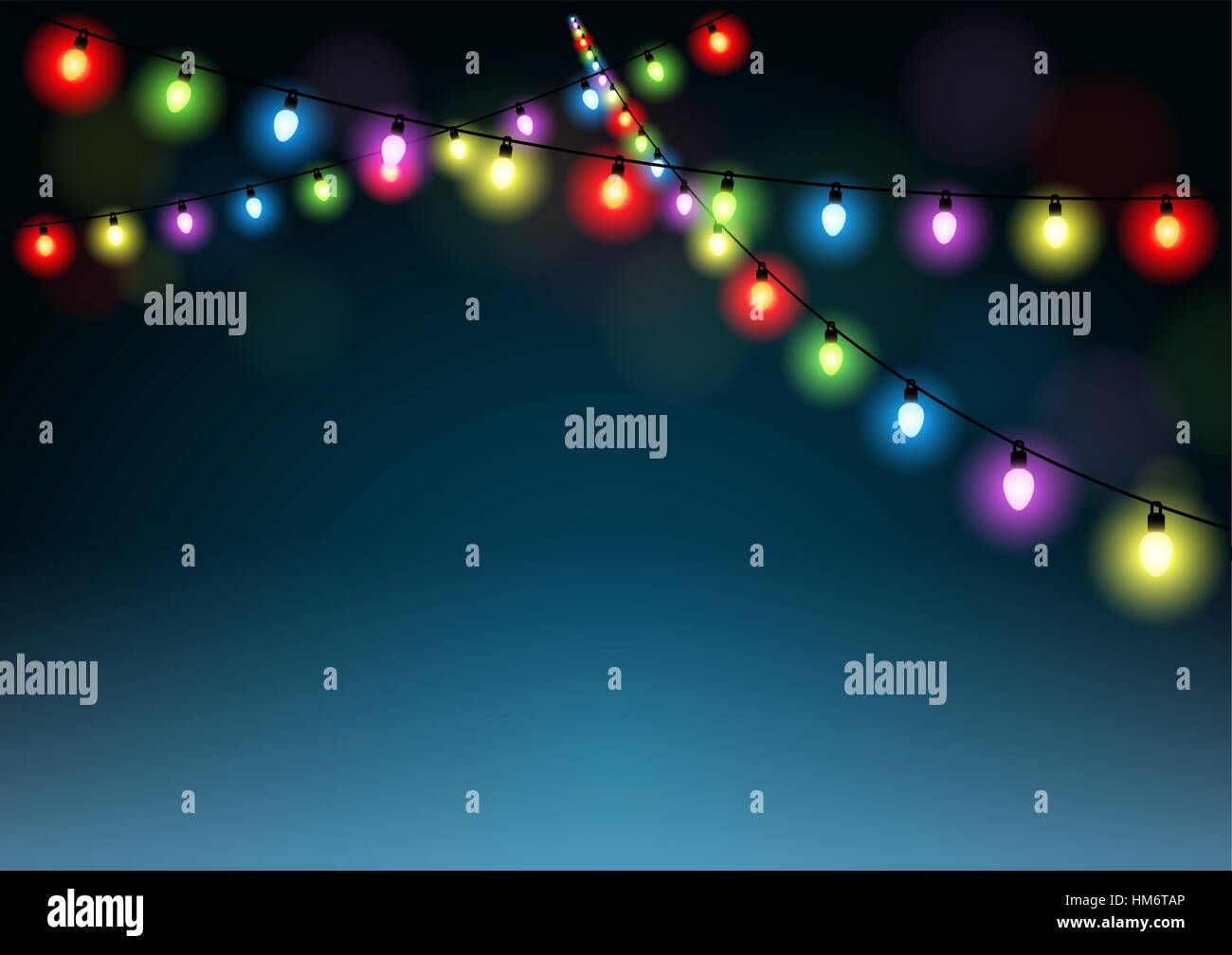 Christmas Lights Background Stock Vector Image & Art - Alamy