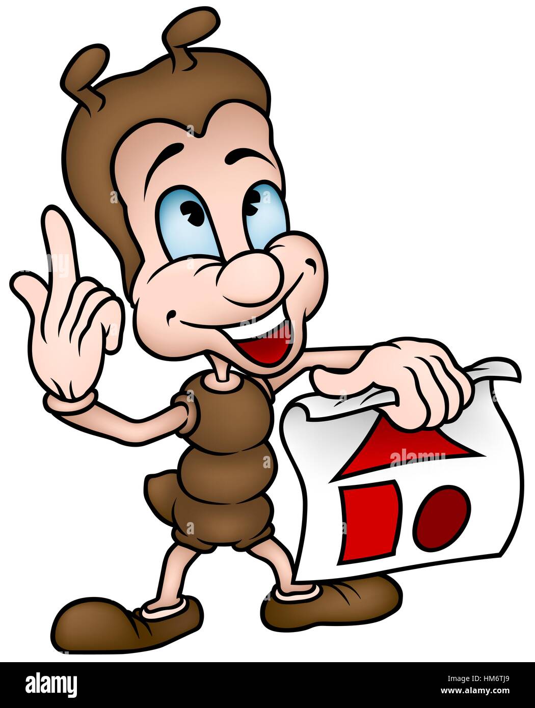 Ant Builder Presenting Stock Vector Image Art Alamy