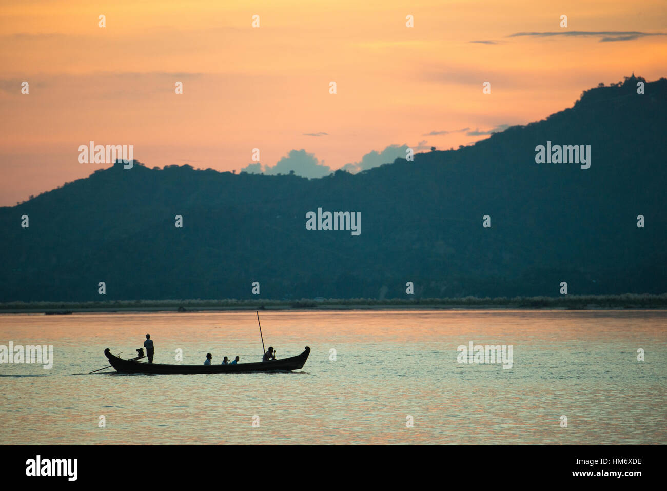 BAGAN, Myanmar (Burma) The Ayeyarwaddy River (or Irrawaddy River) is the largest river in