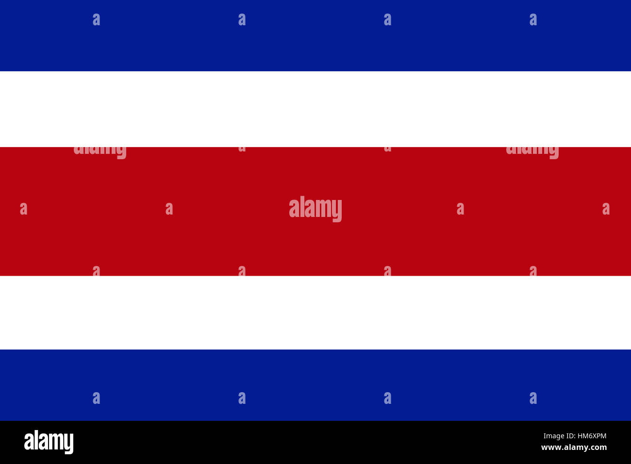 Costa Rica flag 3D illustration symbol. Costa flag Stock Photo Alamy