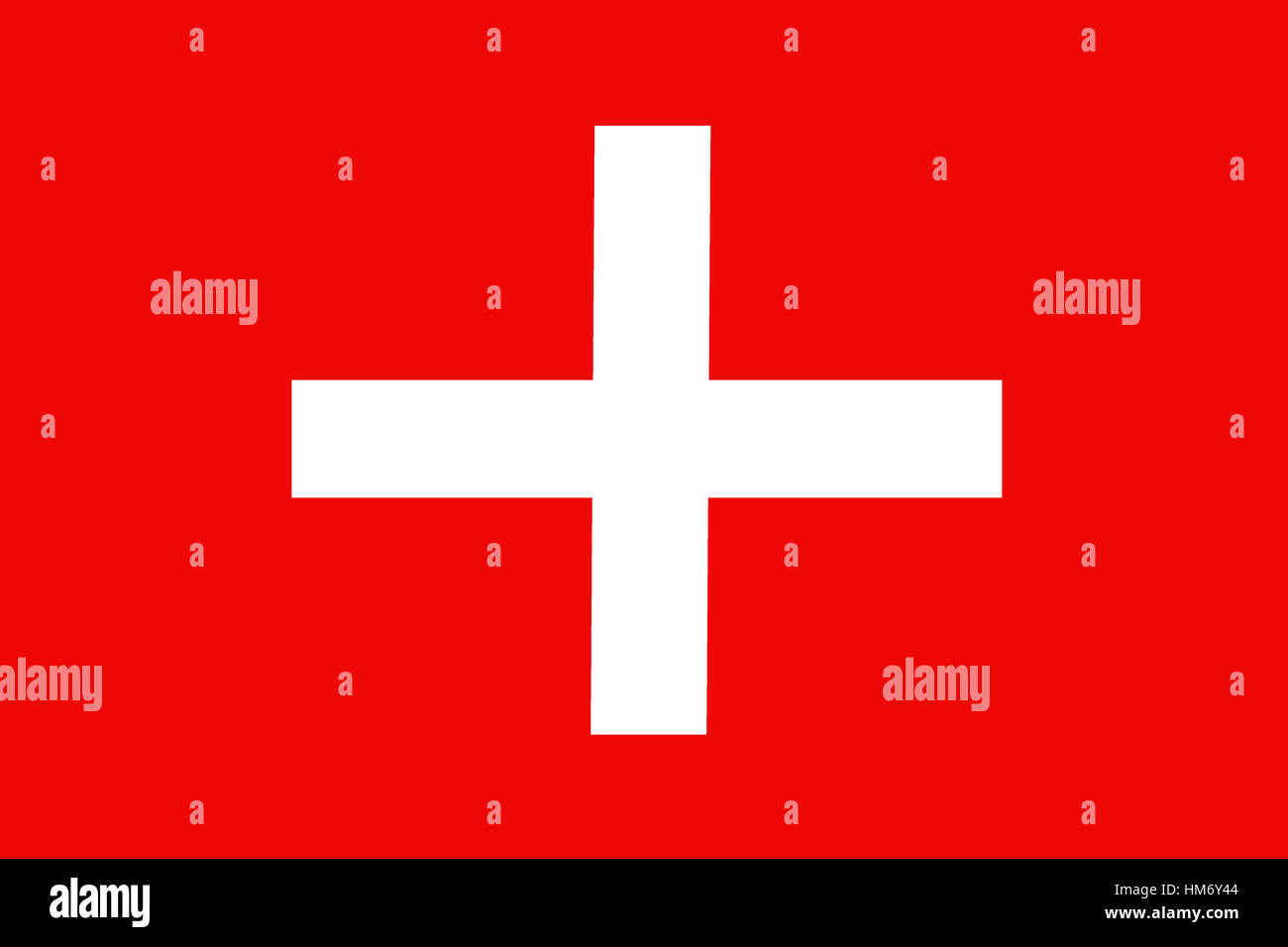 Switzerland national flag 3D illustration symbol Stock Photo