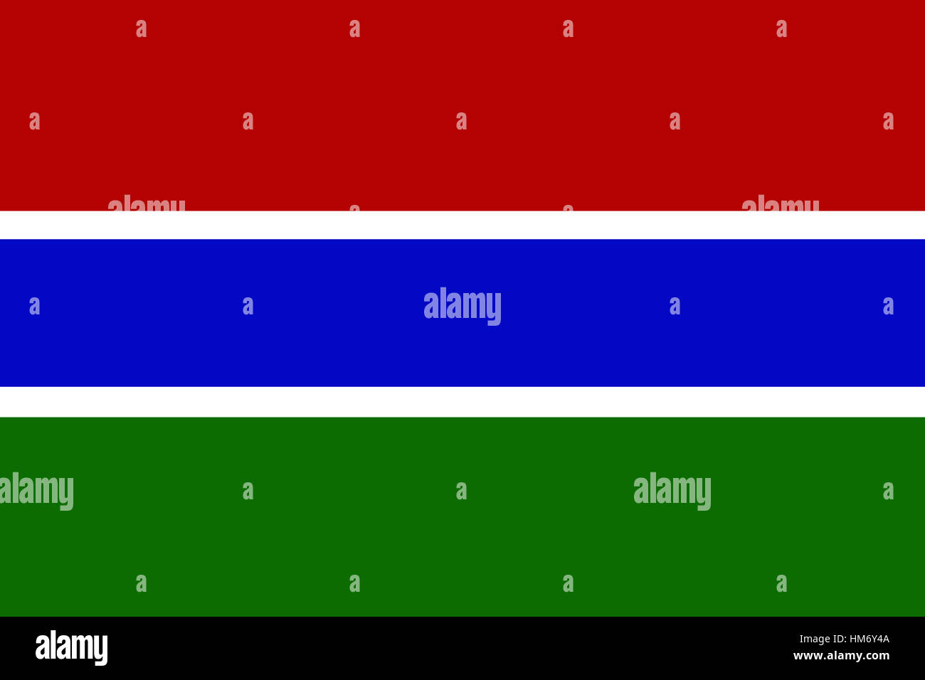 Gambia national flag 3D illustration symbol Stock Photo - Alamy