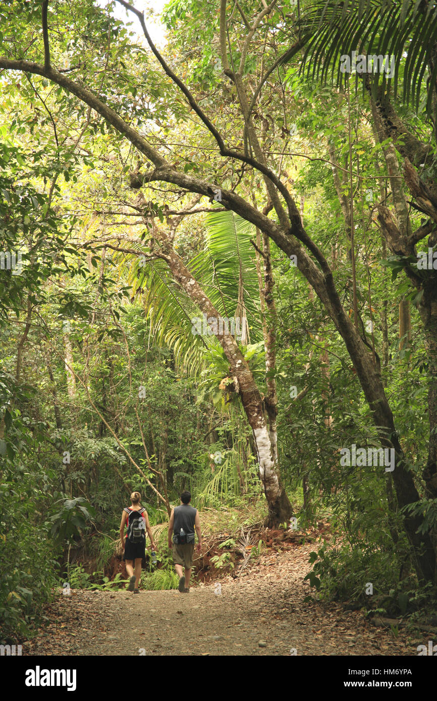 Manuel antonio national park hike hires stock photography and images