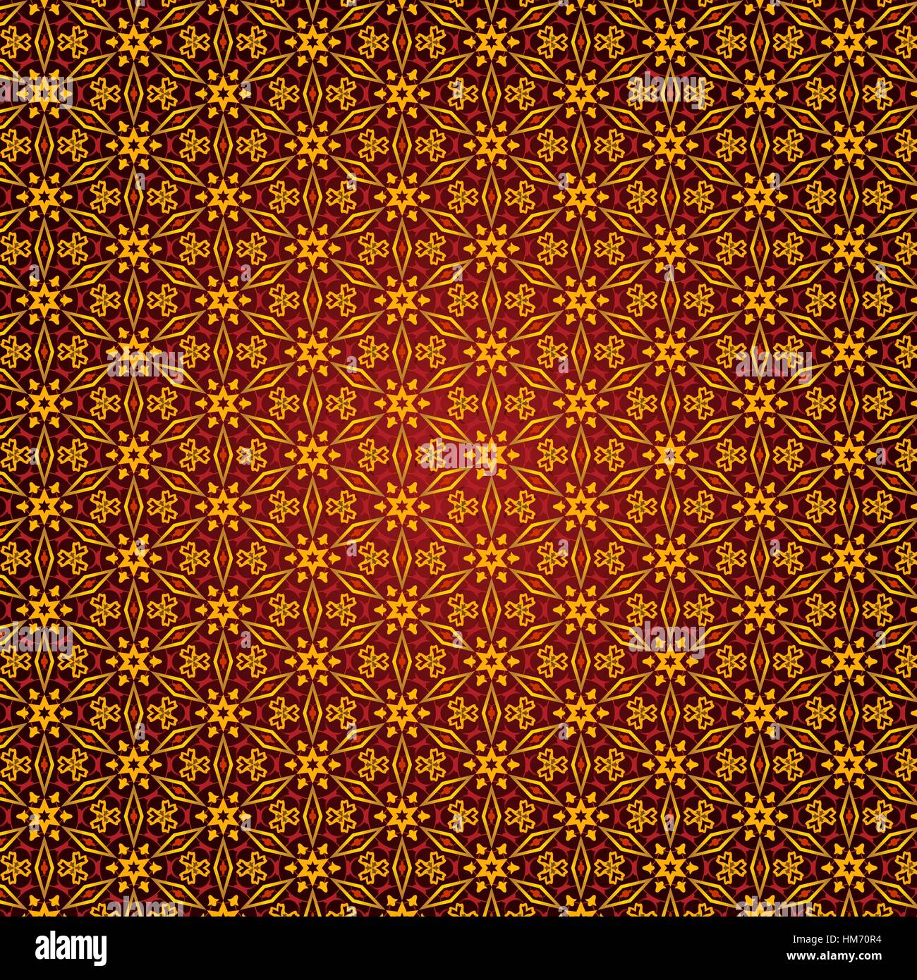 East pattern. Vintage oriental ornament of mandalas. Template for ...