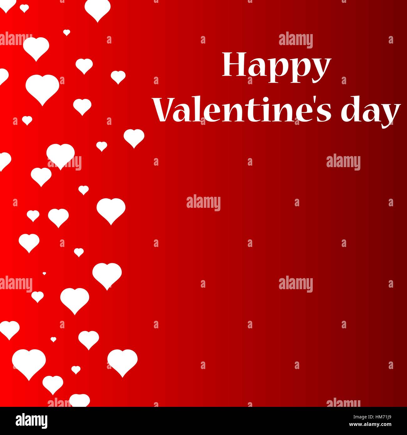 Flying hearts Valentine s day or Wedding vector background Stock Vector ...