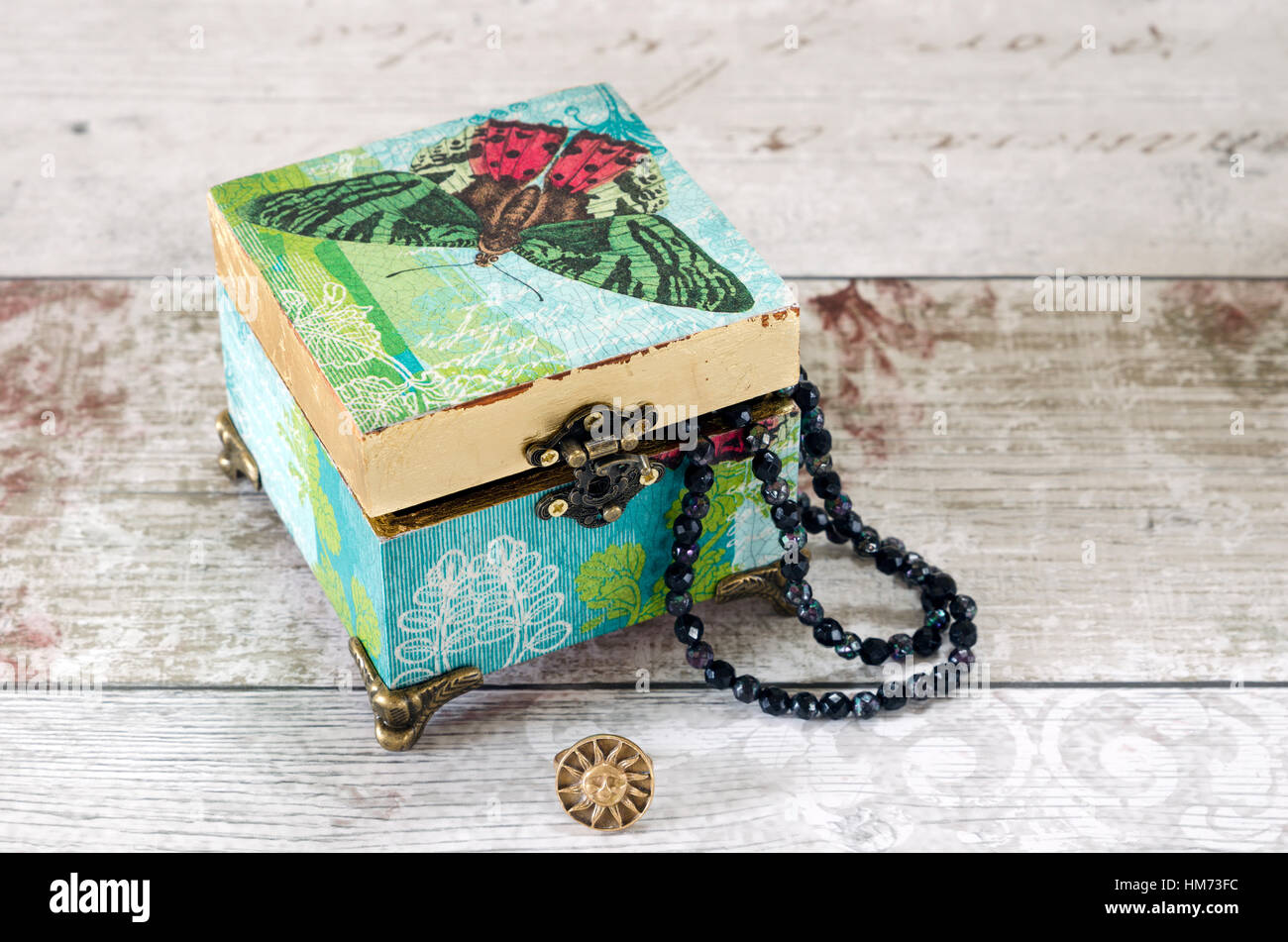 Decoupage Box High Resolution Stock Photography and Images - Alamy