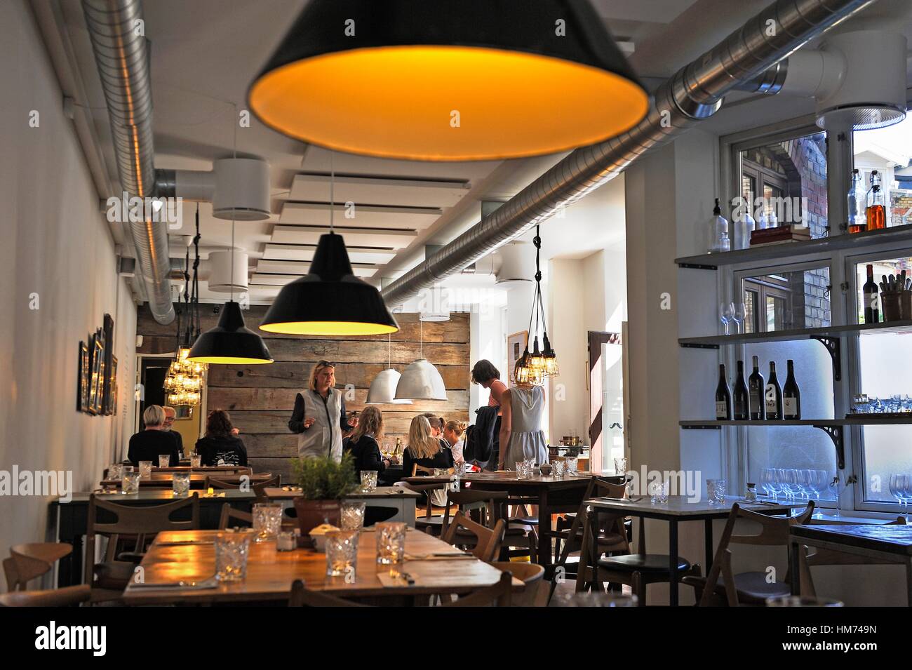 restaurant Langhoff & Juul, Guldsmedgade 30, Latin Quarter, Aarhus, Jutland  Peninsula, Denmark, Northern Europe Stock Photo - Alamy