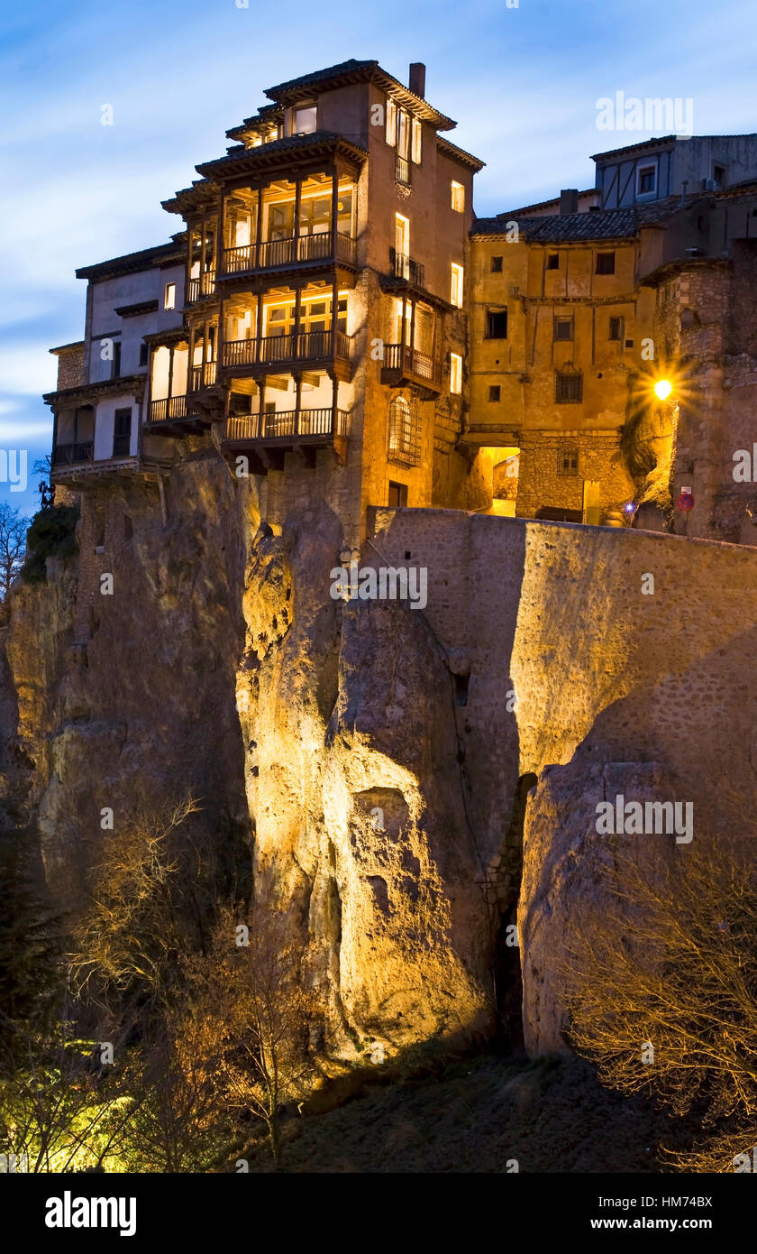 Casas Colgadas Cuenca, CastileLa Mancha, Spain Stock Photo Alamy