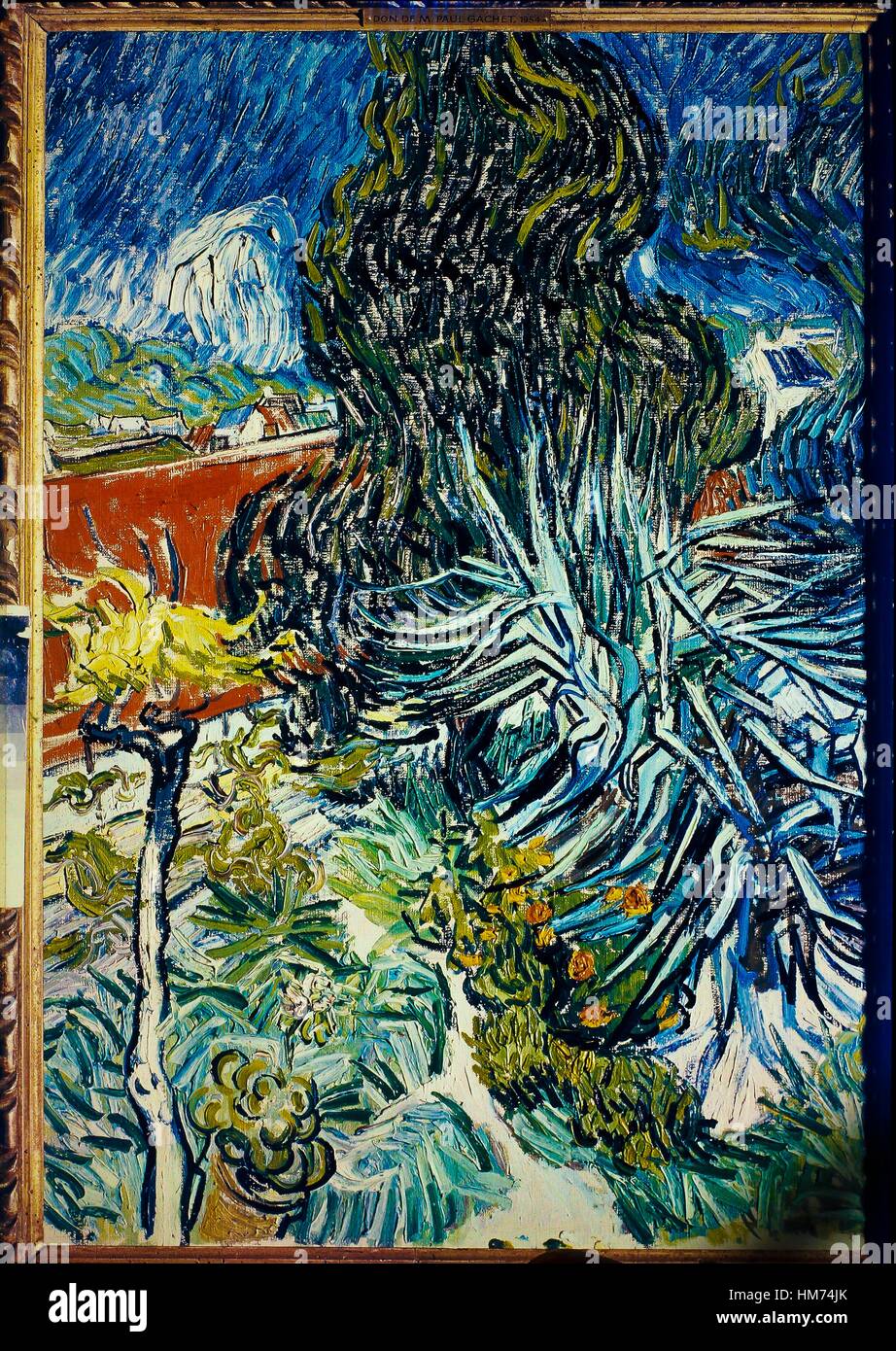 Dr Gachet S Garden In Auvers By Vincent Van Gogh Was Painted In