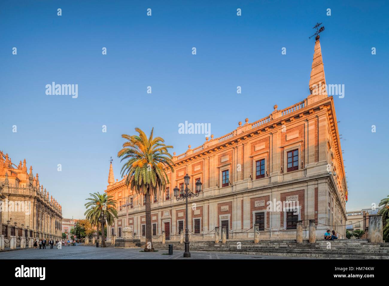 General Archive of the Indies, Seville, Spain. The Archivo General de Indias  (""General Archive of the Indies""), housed in the ancient merchants´ Stock  Photo - Alamy