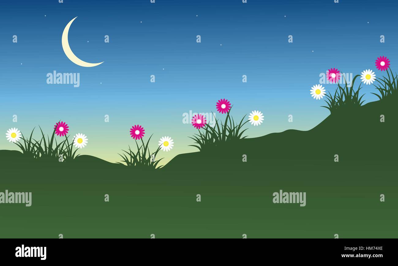 At spring landscape with flower Stock Vector Image & Art - Alamy