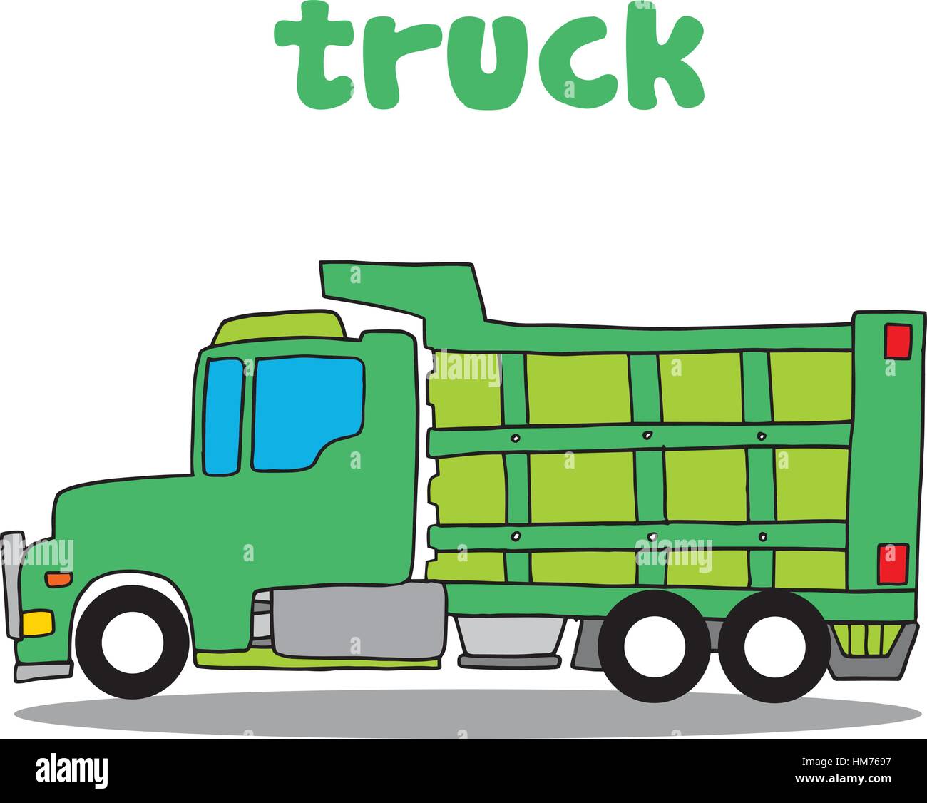 Truck cartoon design vector art Stock Vector Image & Art - Alamy