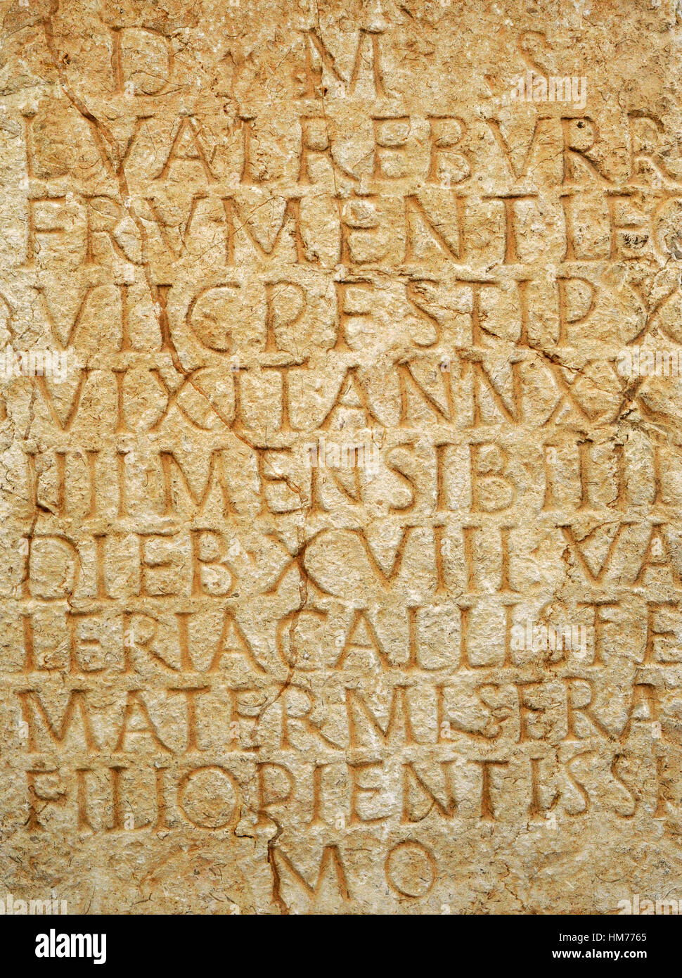 Roman numerals inscription hi-res stock photography and images - Alamy