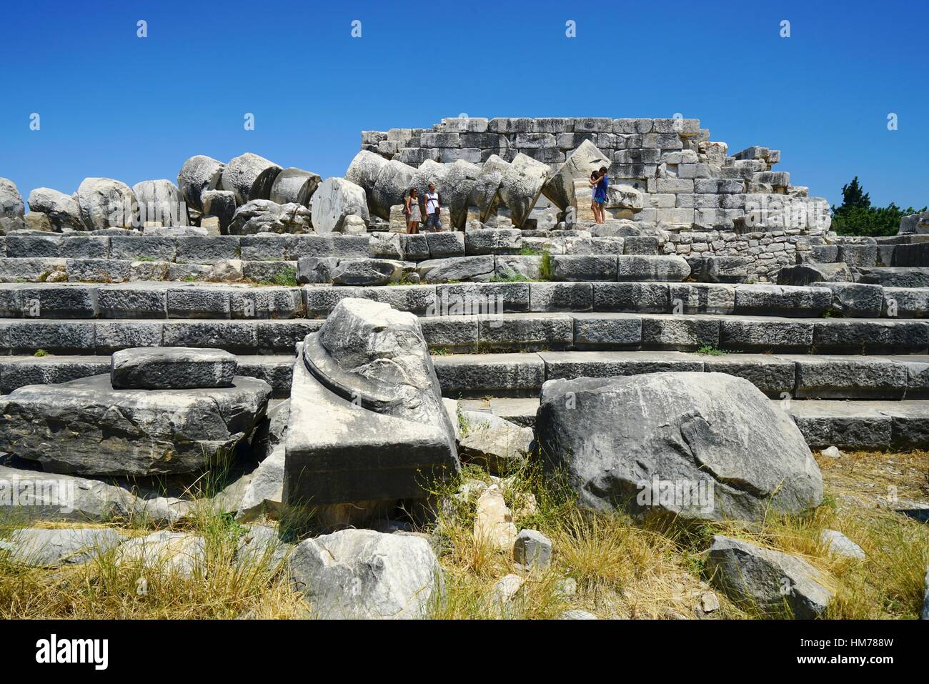 Temple Of Apollo Didyma Ancient Classic Greece Asia Minor Turkey Stock Photo Alamy