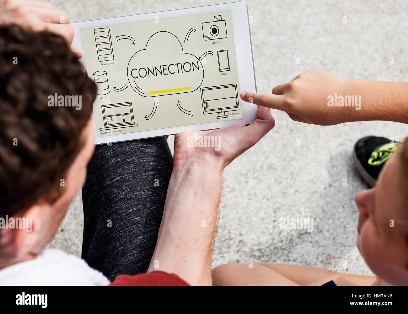 Connection Link Networking Social Togetherness Concept Stock Photo Alamy