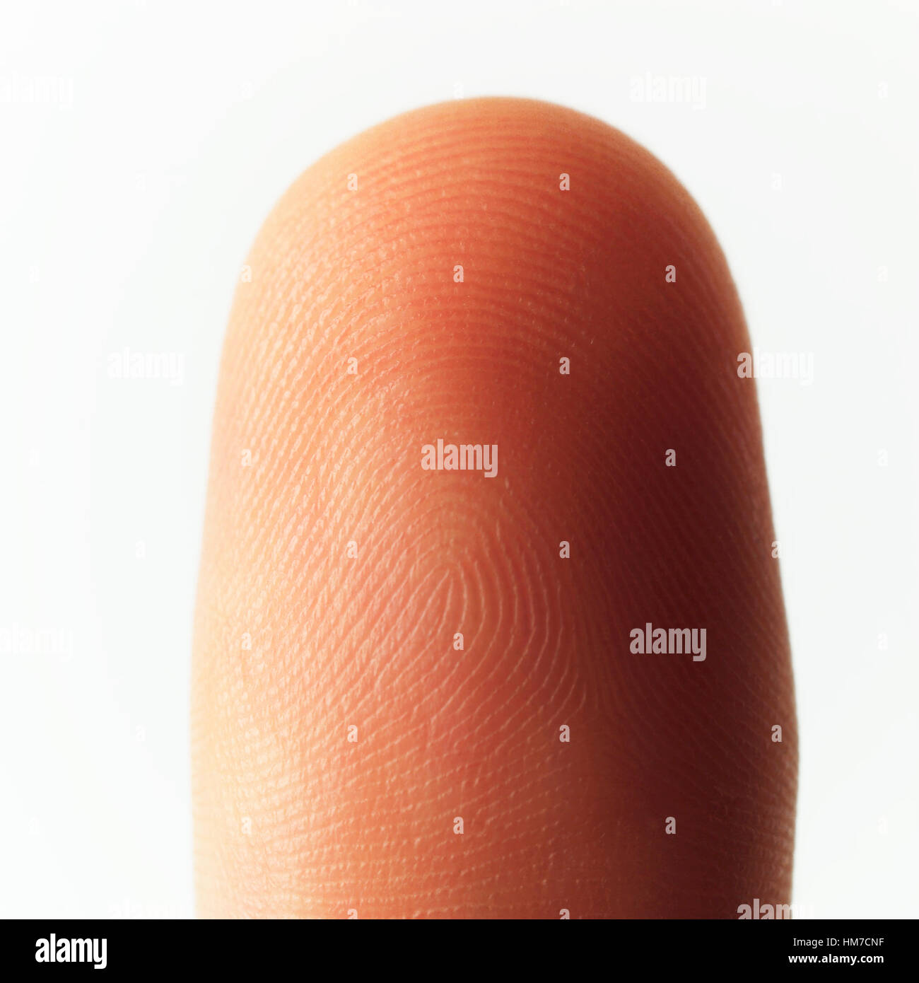 Close-up view of fingertip Stock Photo