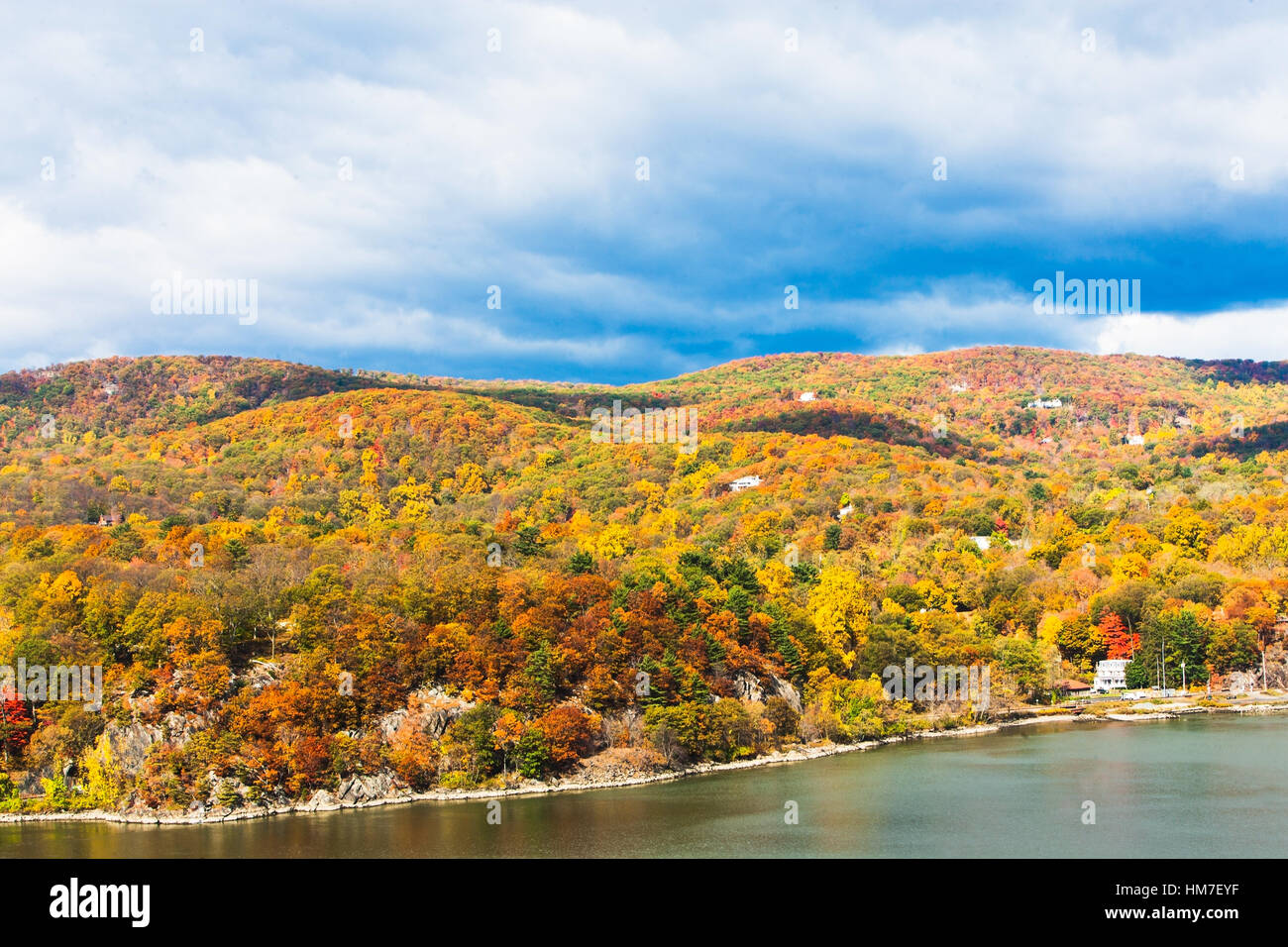 USA, New York, Bear Mountain in autumn Stock Photo Alamy