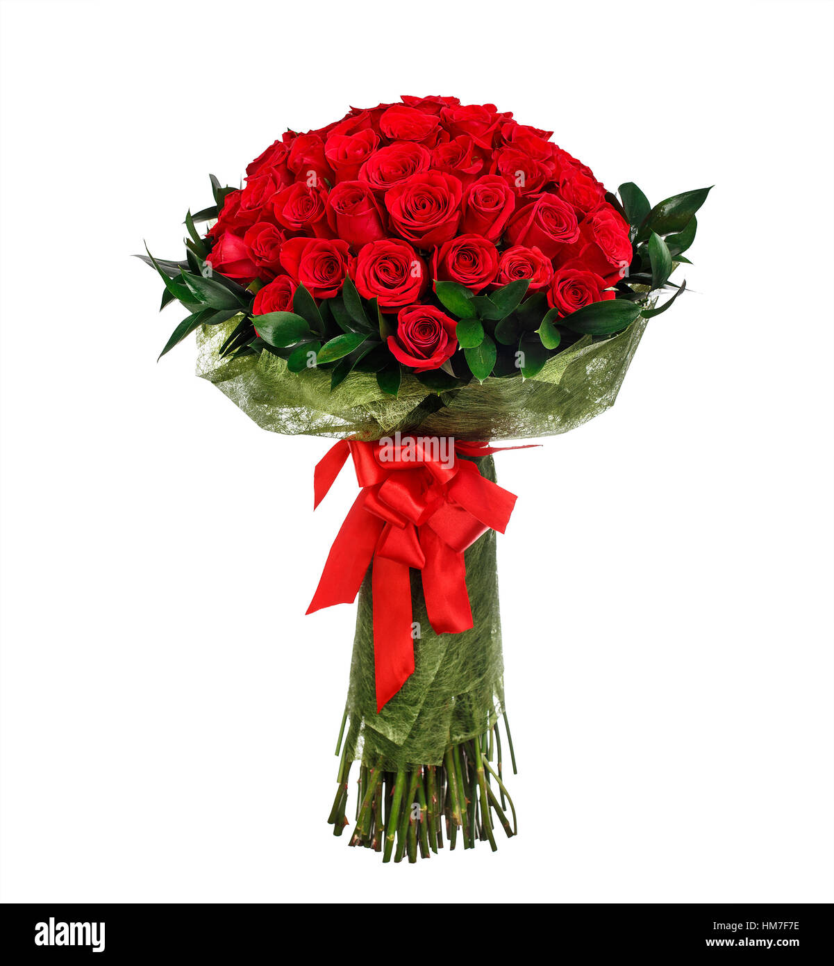 Flower bouquet of red roses Stock Photo - Alamy