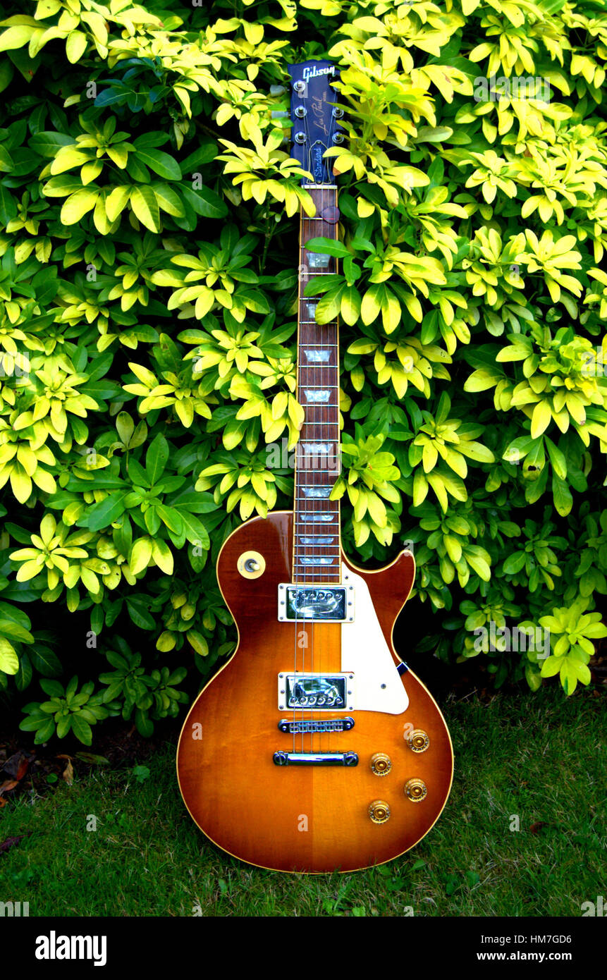 Les Paul guitar Stock Photo
