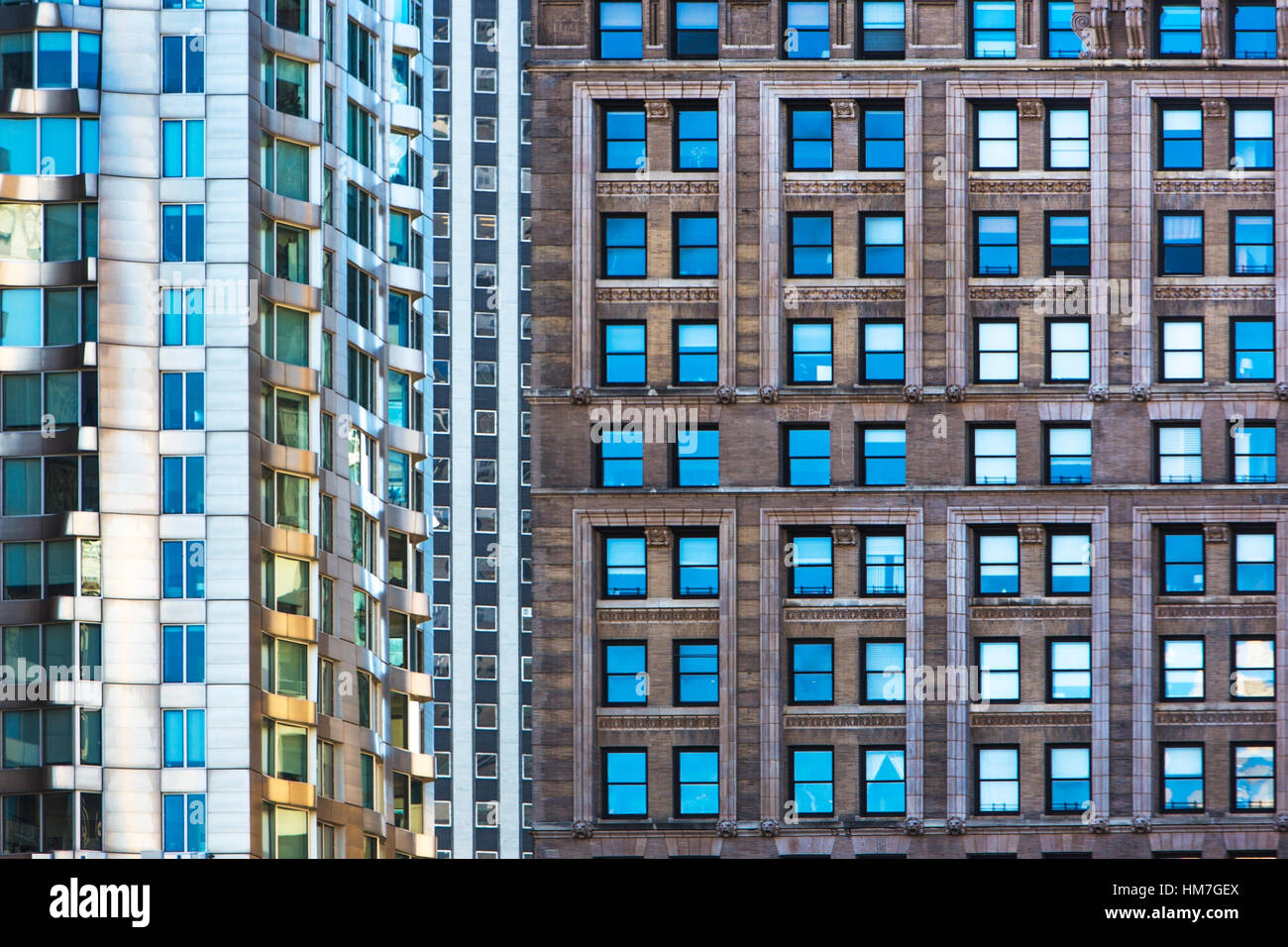 USA, New York, Office buildings Stock Photo