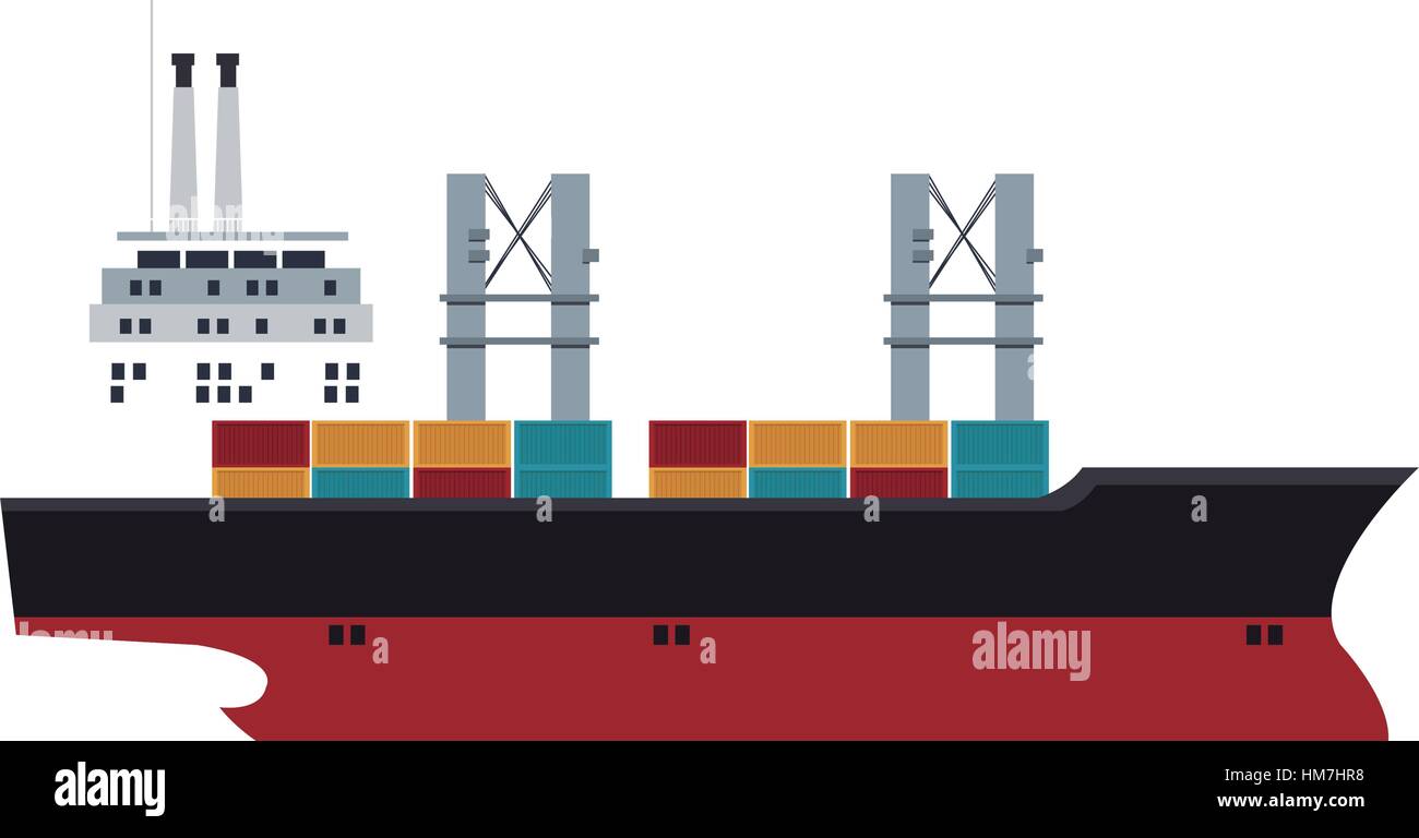 cargo ship icon Stock Vector Image & Art - Alamy