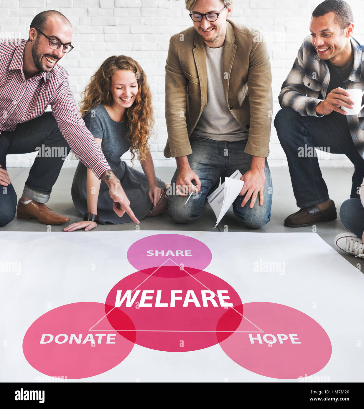 Charity Donations Support Volunteer Welfare Concept Stock Photo - Alamy