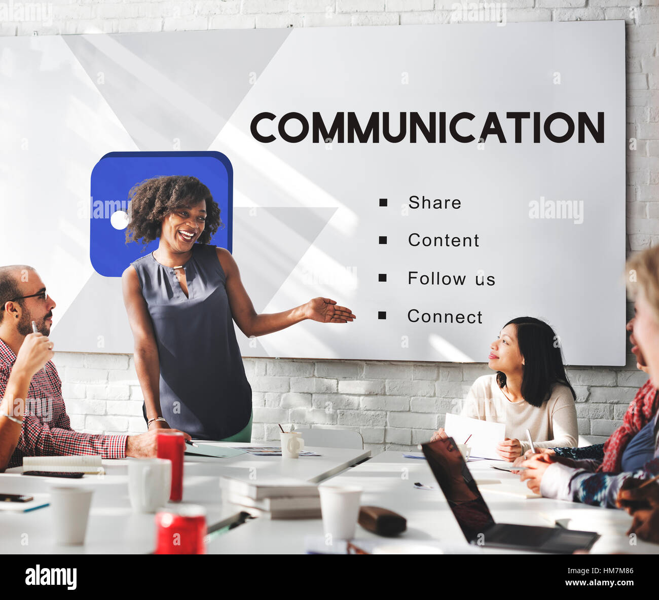Social Network Communication Connection Concept Stock Photo - Alamy