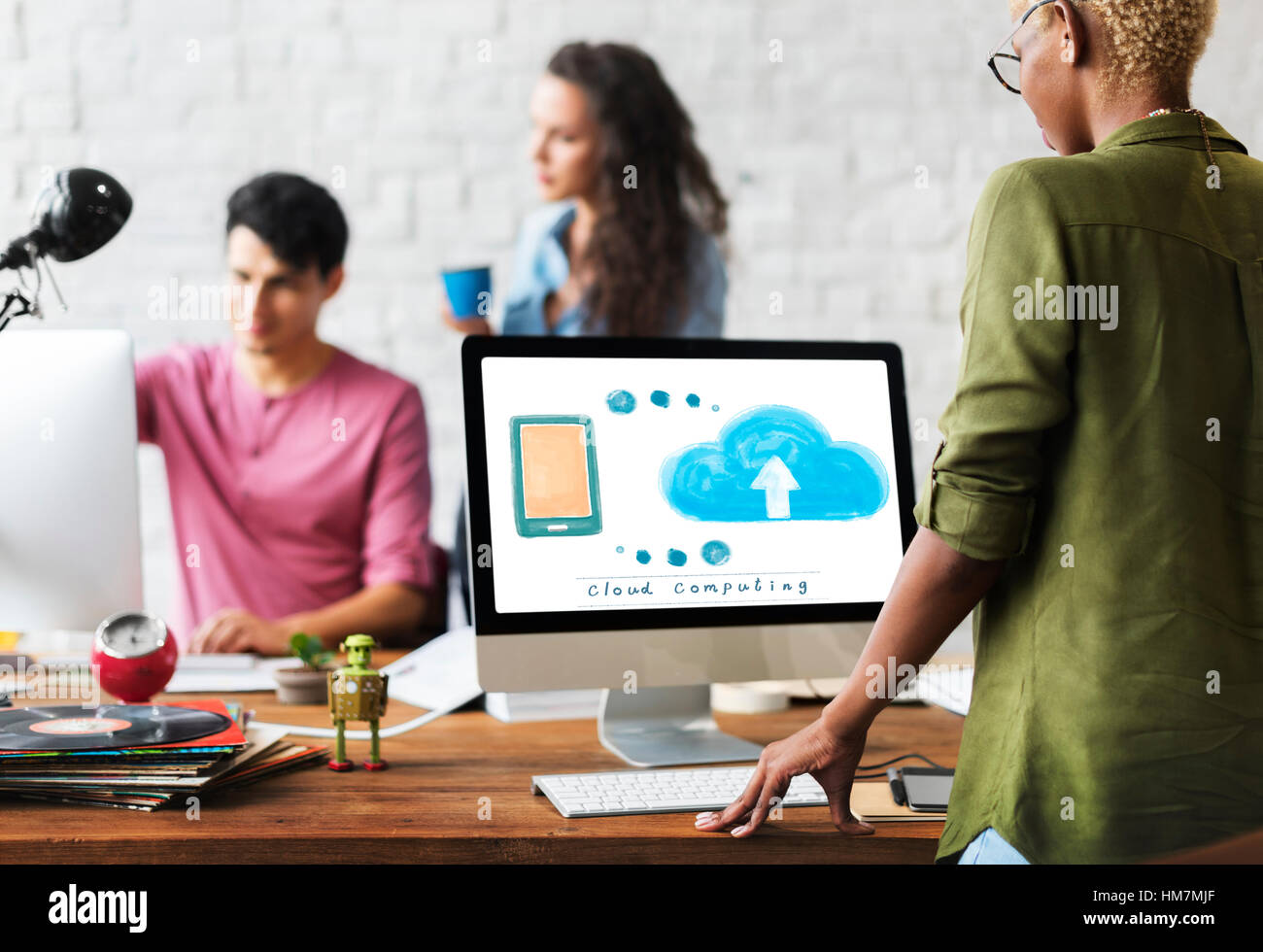Cloud Computing Data Digital Memory Storage Concept Stock Photo Alamy