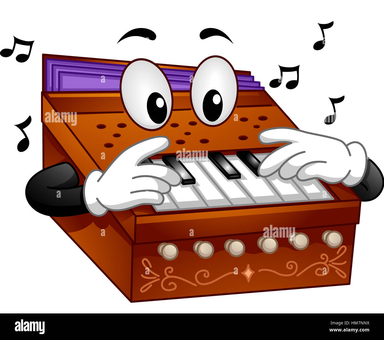 Harmonium Keyboard High Resolution Stock Photography and Images Alamy