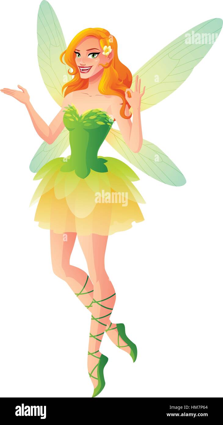 Vector presenting fairy with wings in green dress shows OK Stock Vector Image & Art - Alamy Vector presenting fairy with wings in green dress shows OK Stock Vector Image & Art - Alamy